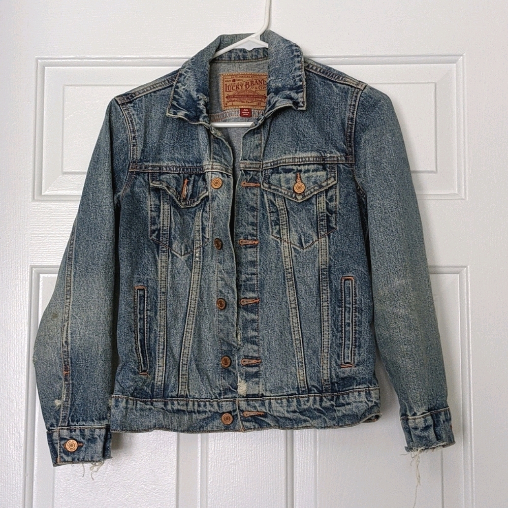 Lucky Brand Tomboy Trucker denim jacket